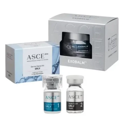 ASCE SRLV + Exobalm ExoCoBio | Сыворотка и пудра+крем с экзосомами