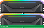 Оперативная память Apacer NOX RGB 2х32GB DDR5 DIMM PC5-41600 (AH5U64G52C522NBAA-2)