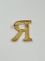 Брошь Буква R Anne Klein