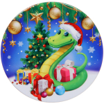 Подставка под кружку керамическая 10см «Добрый змей Хоси»