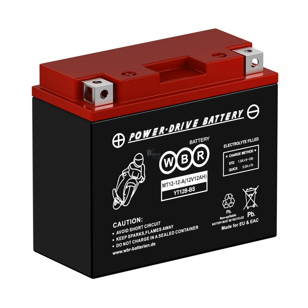 Аккумулятор WBR SMT / WBR MT 12-12-A (YTX12-BS)