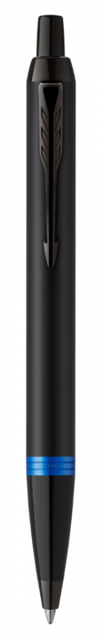 Шариковая ручка Parker IM Vibrant Rings Flame Blue,стержень: M, цвет чернил: Blue, в подарочной упаковке.