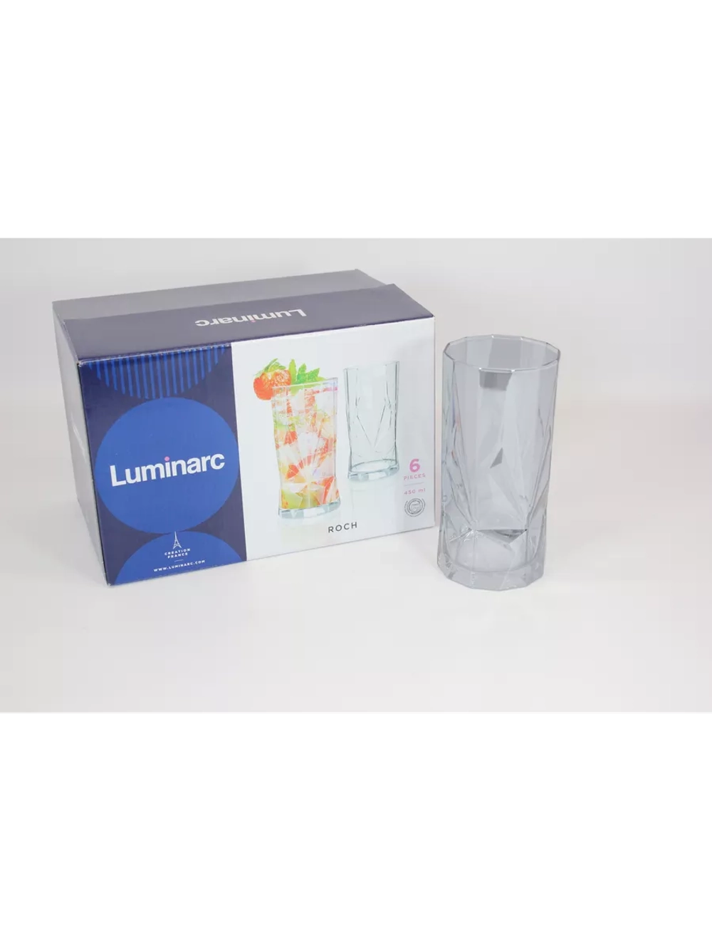 Набор высоких стаканов для напитков 6шт.