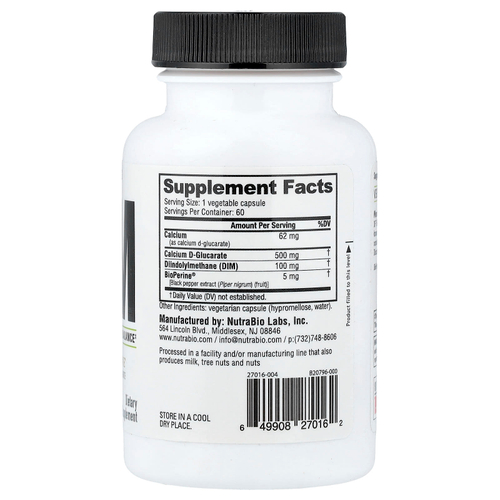 NutraBio, DIM`` 60 капсул