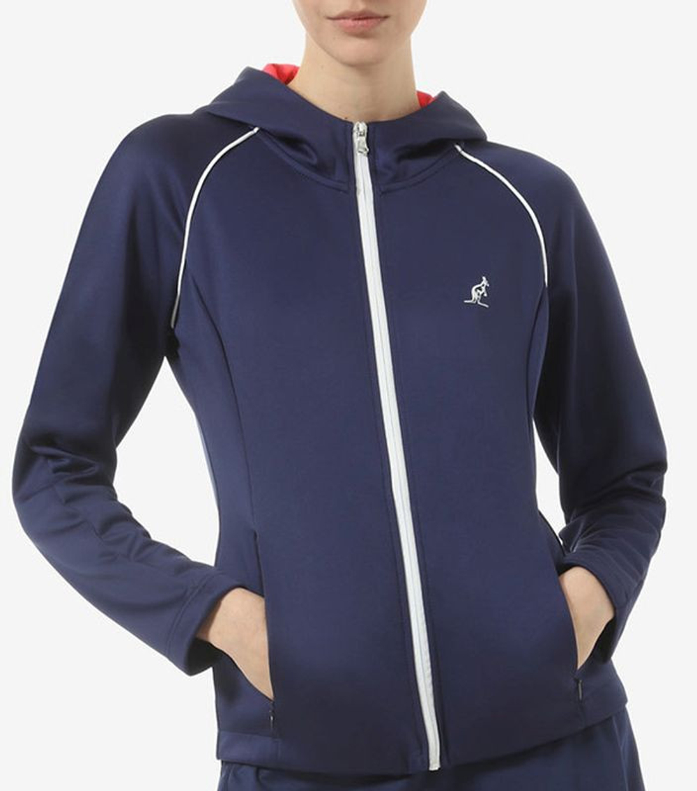 Женская Кофта теннисная Australian Jacket in Double with Printed - небесный