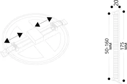 Встраиваемый светильник Arte Lamp MESURA