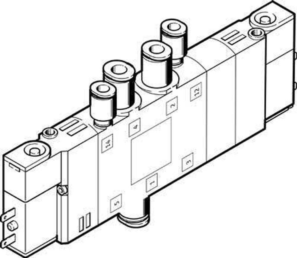 CPE14-M1BH-5/3BS-QS-6 Распределитель с электроуправлением