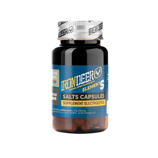 Солевые капсулы Element S IRONDEER, 80 капсул