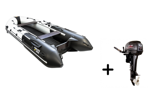 Ривьера 4000 НДНД Гидролыжа + PARSUN T 9.9 (15) BMS (комплект лодка + мотор)