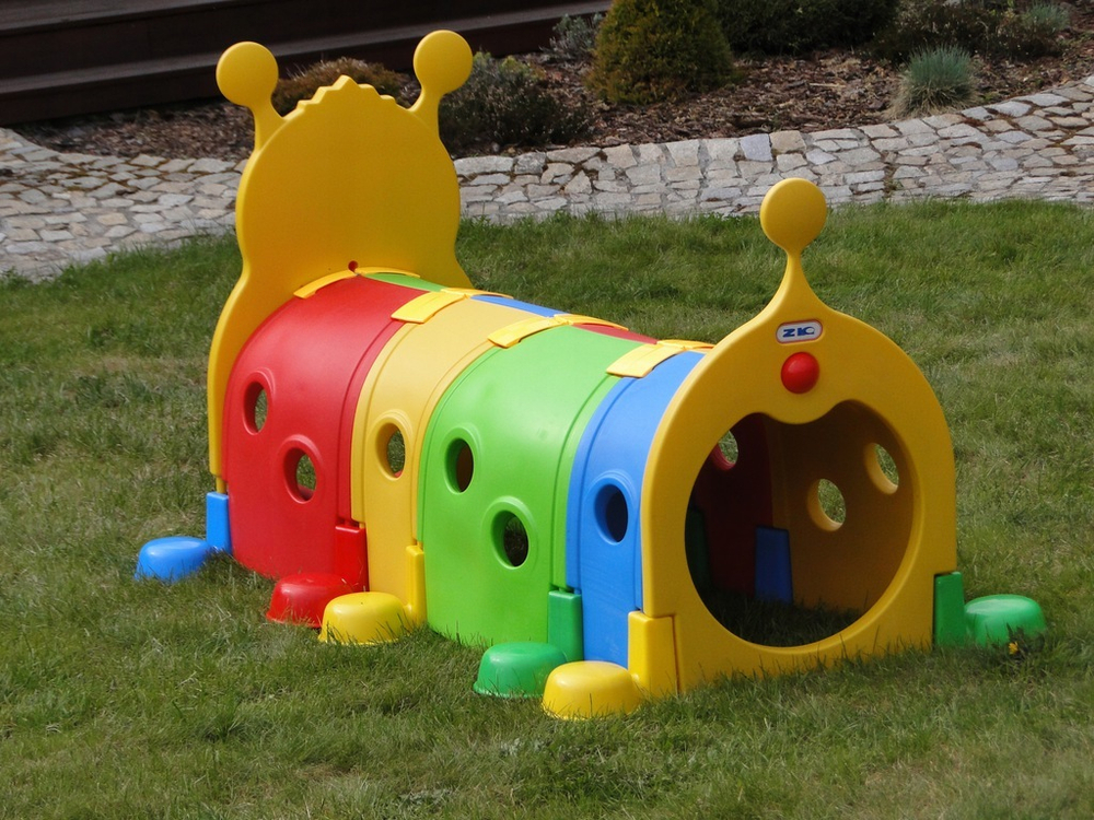 Тоннель Капризун Гусеница ZK002-2 разноцветная