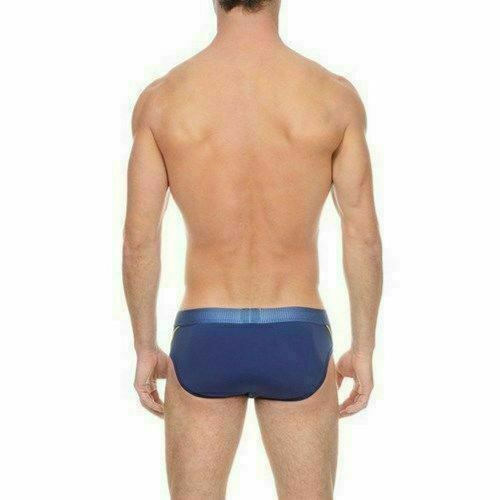 Мужские трусы Брифы синие 2xist oblique stripes Brief NAVY