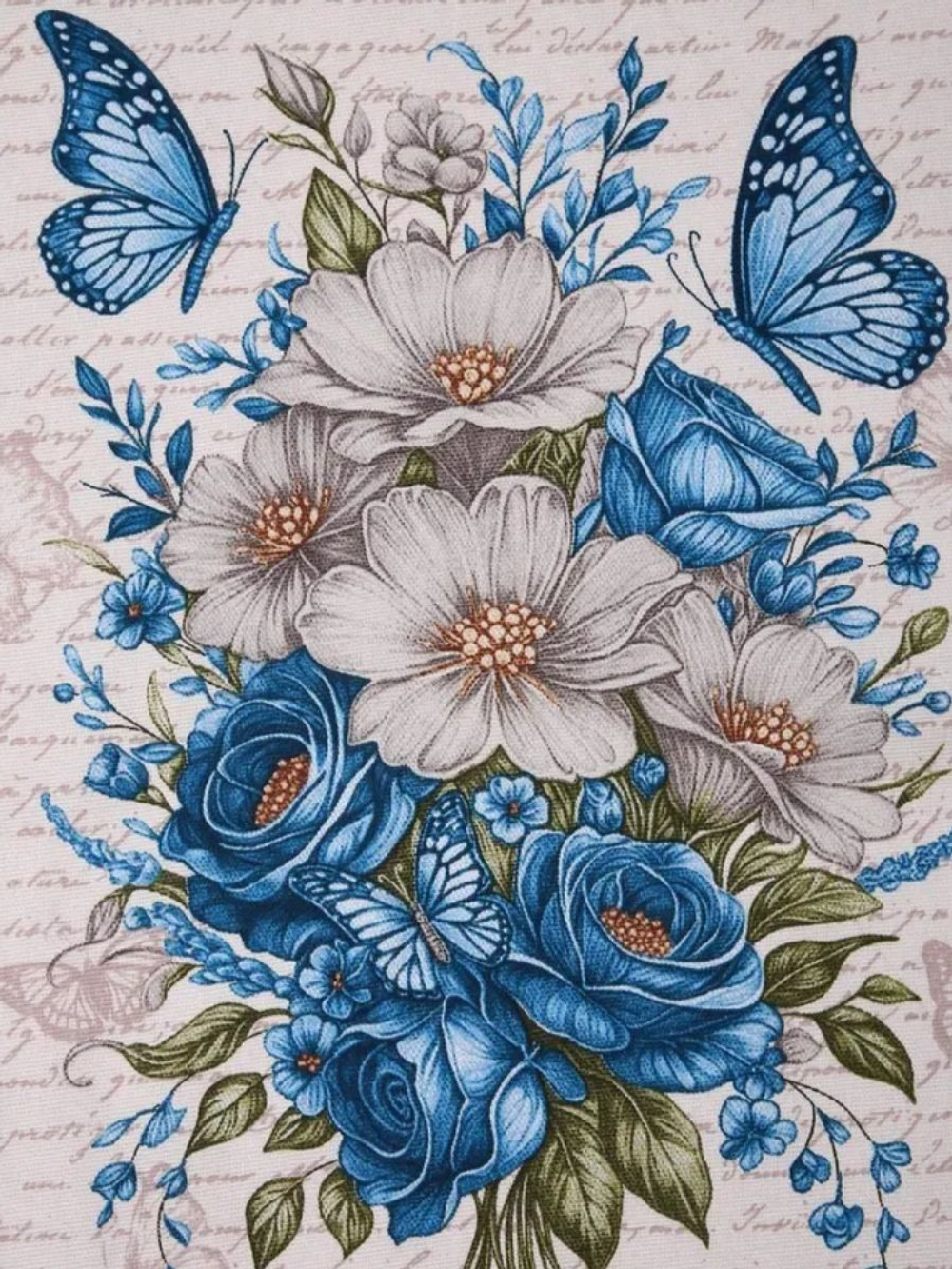 Набор кухонных полотенец, 3 шт , 45х60 см , рогожка