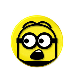 Виброгаситель теннисный Wilson Minions 2.0 Vibration Damper Box 50P - Black, Yellow