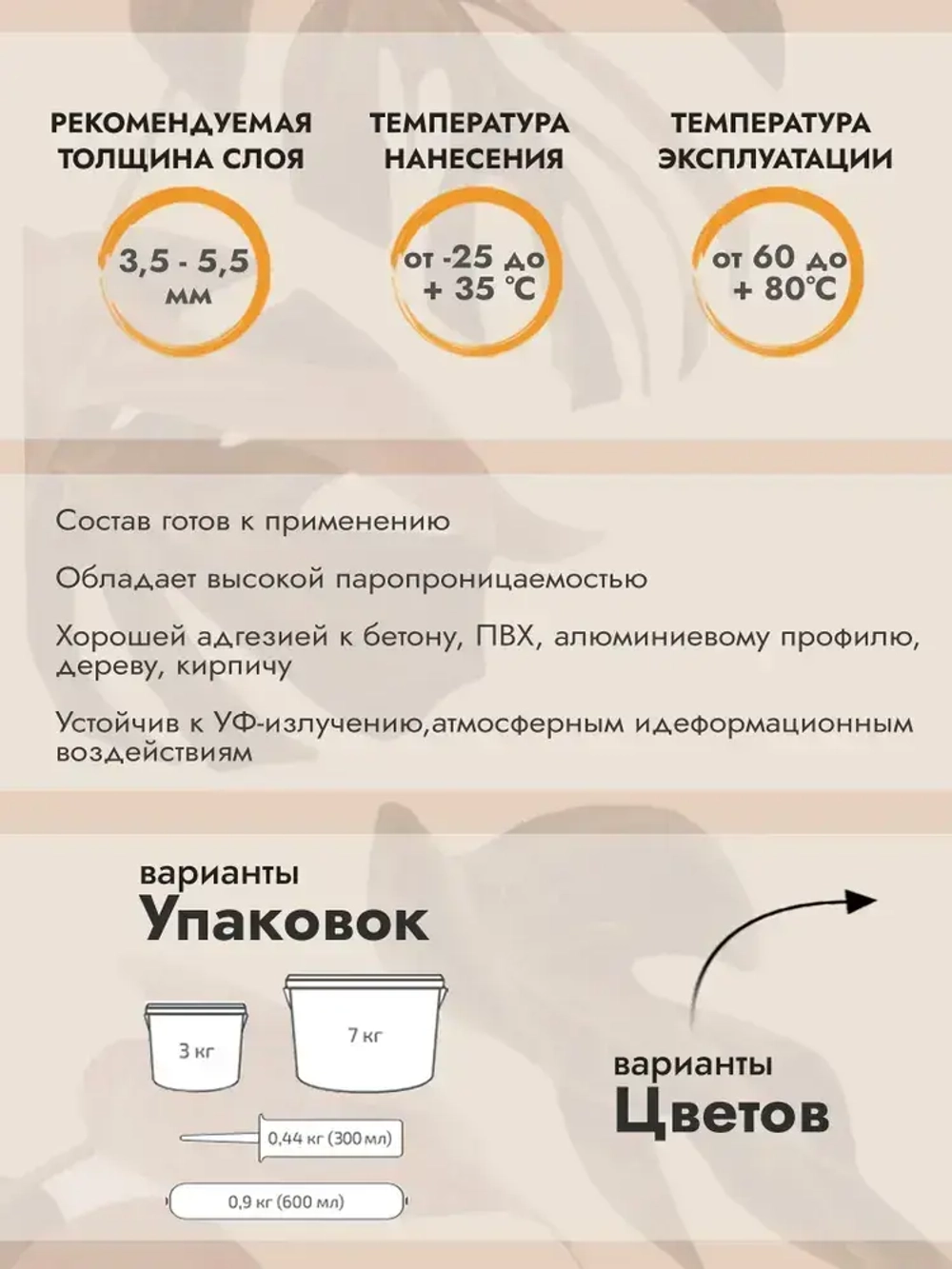 Герметик СТИЗ А, 310 мл, для установки окон, Паропроницаемый, белый