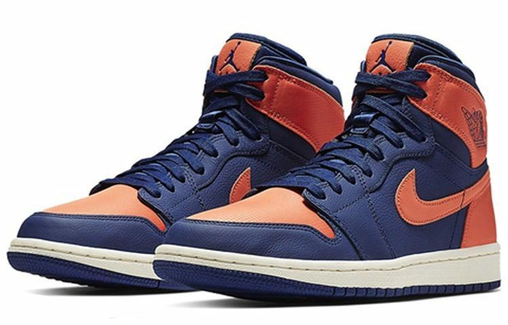 Кроссовки Jordan Air Jordan 1 Retro High Blue Void (Женская размерная сетка)