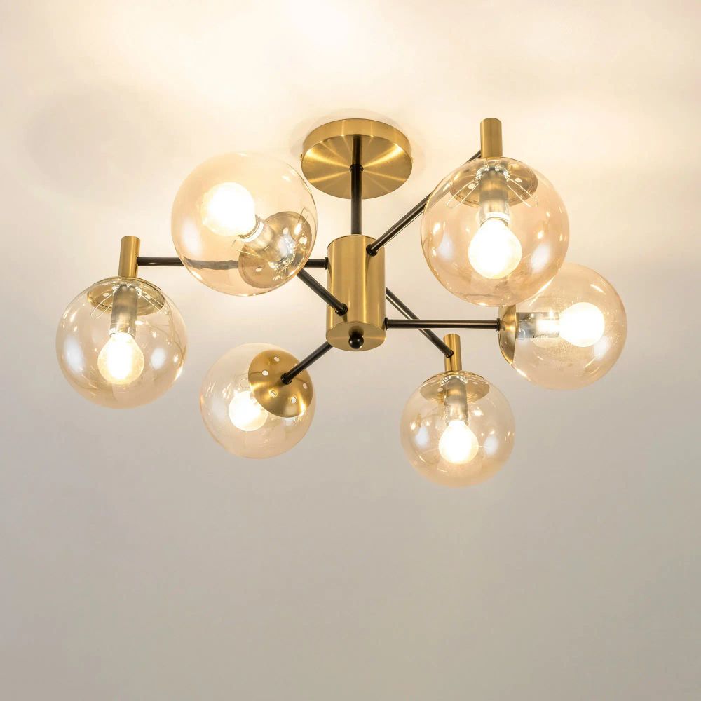 Citilux Шарлиз CL143163 Люстра на штанге Бронза