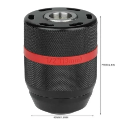 Патрон быстрозажимной для сверл 13 мм, 1на2 - 20 UNF, цельнометаллический, Ariya A-163