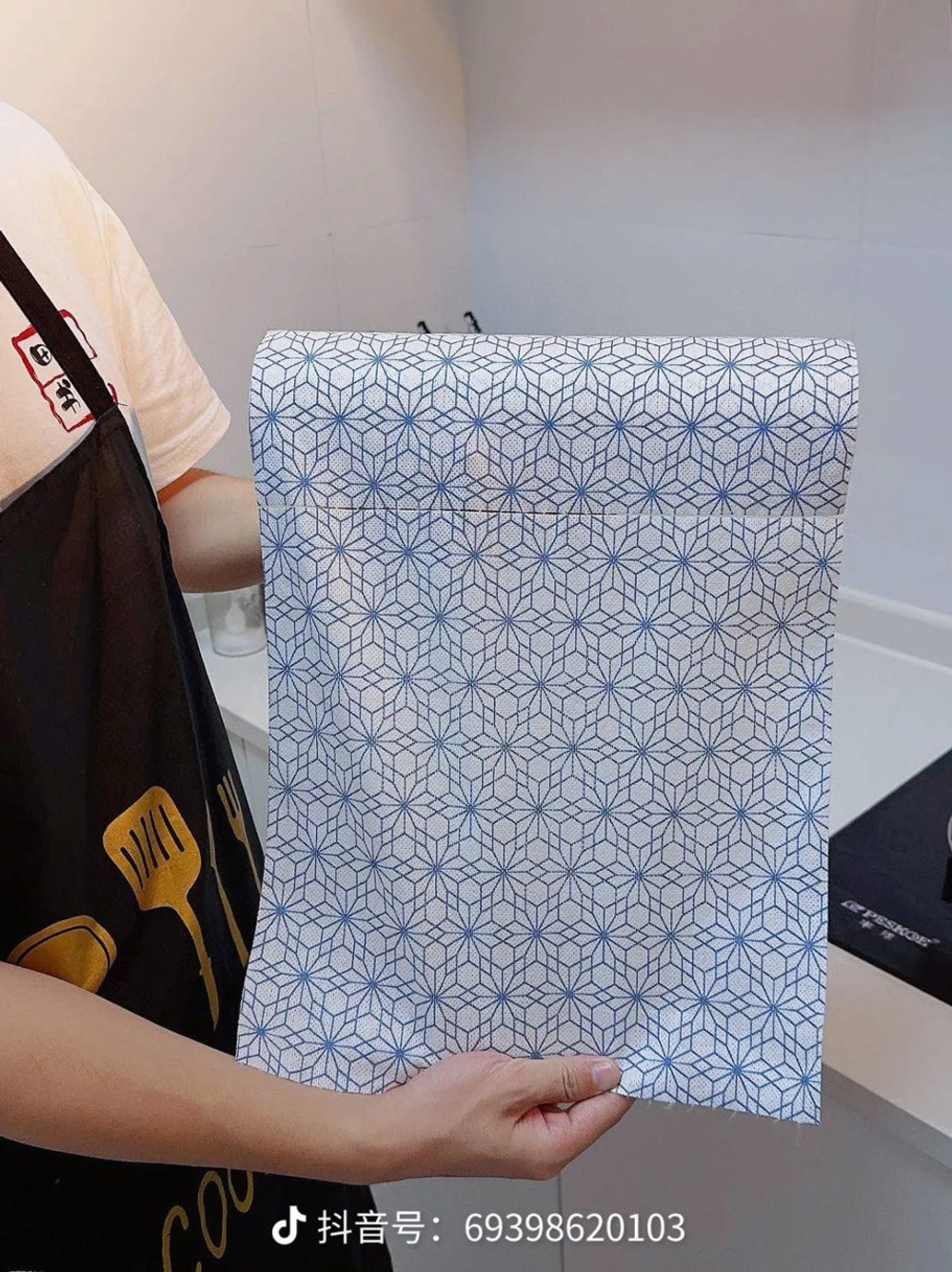 Утолщённая рулонная тряпка в японском стиле