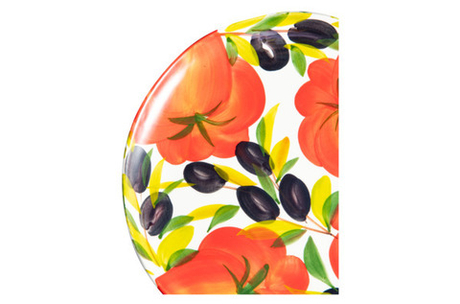 Тарелка закусочная 22см Edelweiss Томаты и оливки