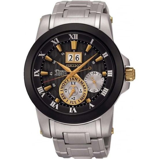 Мужские часы Seiko SNP129P1 Premier Kinetic