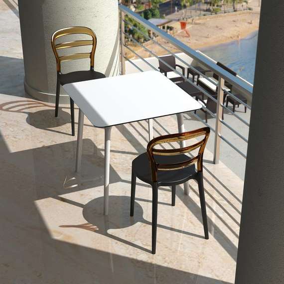 Стул Miss Bibi черный/янтарный