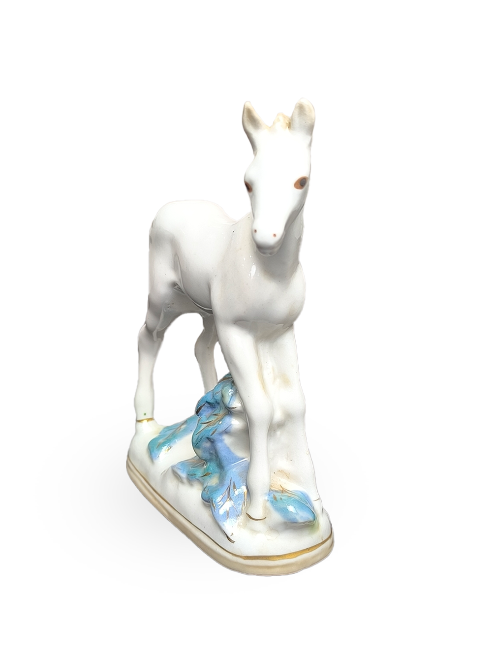 Фарфоровая статуэтка "Жеребенок" Гжель