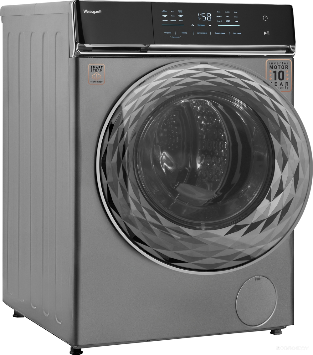 Стиральная машина WEISSGAUFF WM 879 Diamond Inverter Steam