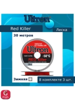 Монофильная леска для рыбалки ULTRON Red Killer
