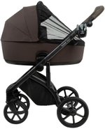 Детская коляска Roan Bass Next 2.0 2 в 1 BSN/44/2 Turkish Coffe/Black/руч.Cappuccino