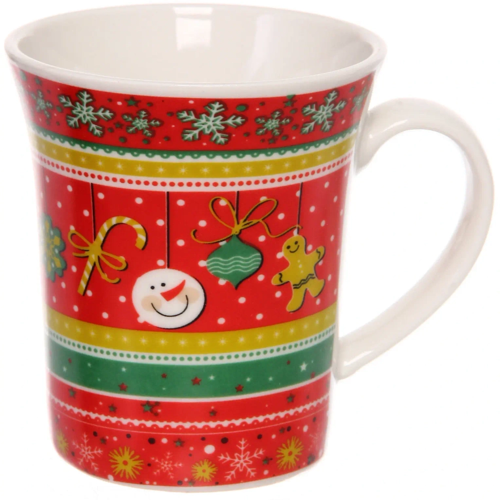 Кружка керамическая 360мл «Праздник», микс рисунков