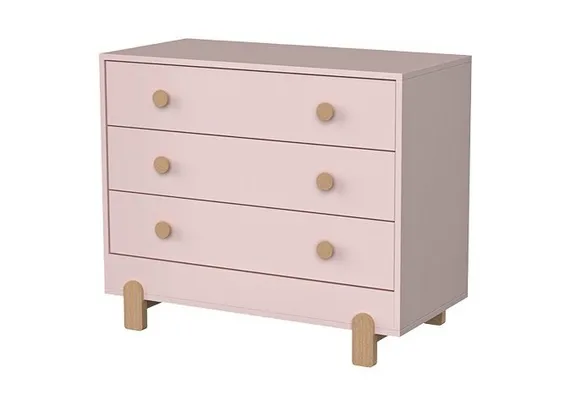 Комод Ellipse Ice-cream 3 ящика Розовый
