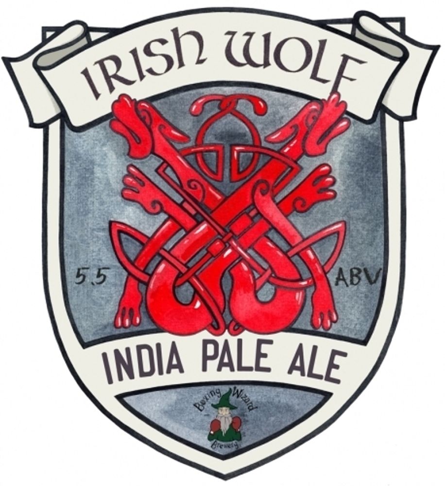 Пиво Боксин Визард Бревери Айриш Вулф / Boxing Wizard Brewery Irish Wolf 0.45 - банка