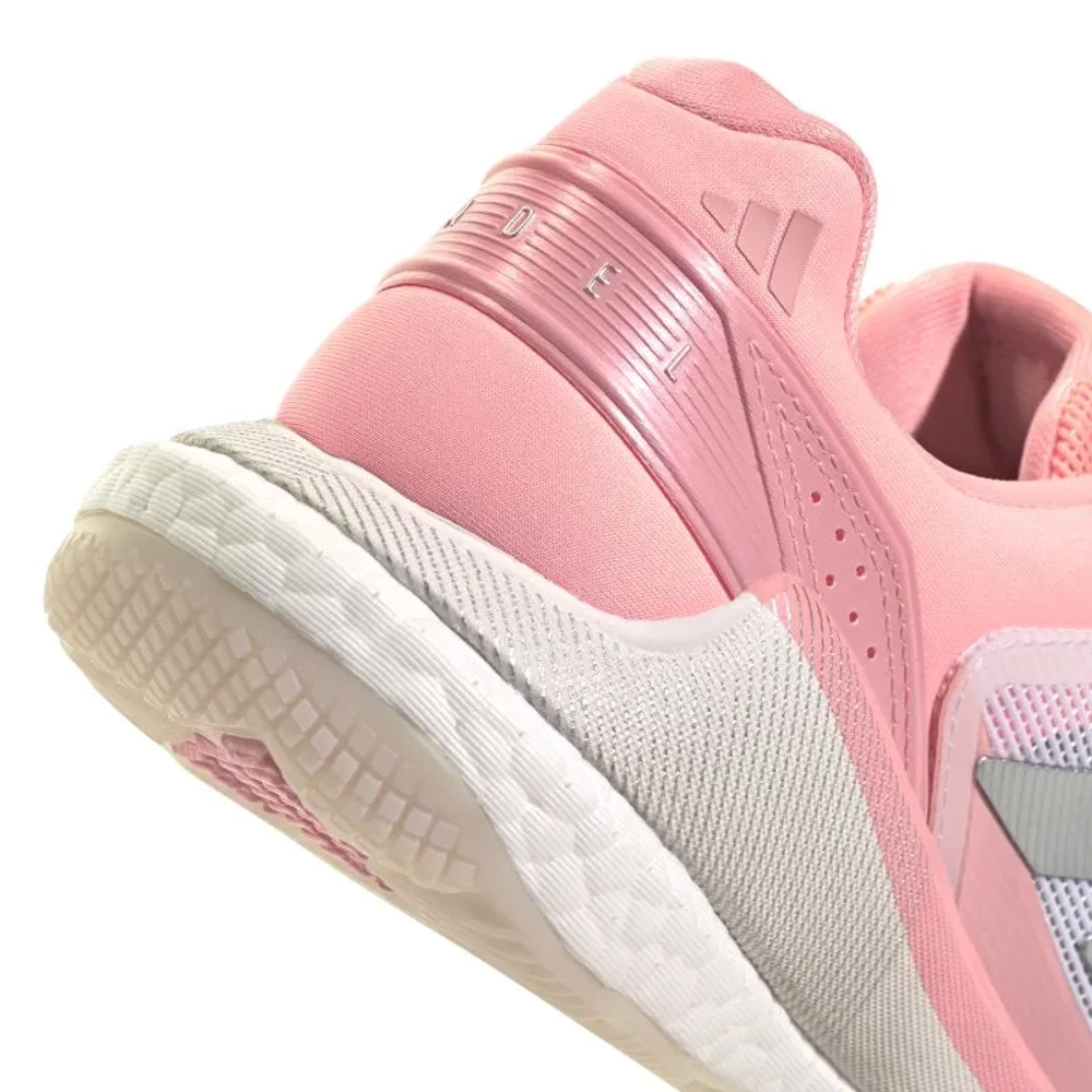 Женские кросовки для Padel Adidas Crazyquick Boost Padel W - cloud white/silver metallic/frozen turbo