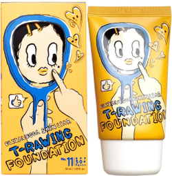 Elizavecca Skin Liar T-Rawing Foundation SPF50+PA+++ легкий тональный крем тон 11 (натуральный бежевый)