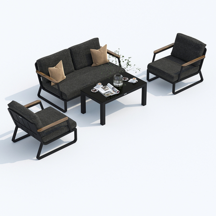 Лаунж зона Ideal Patio ЭСТИВО маренго - каркас карбон