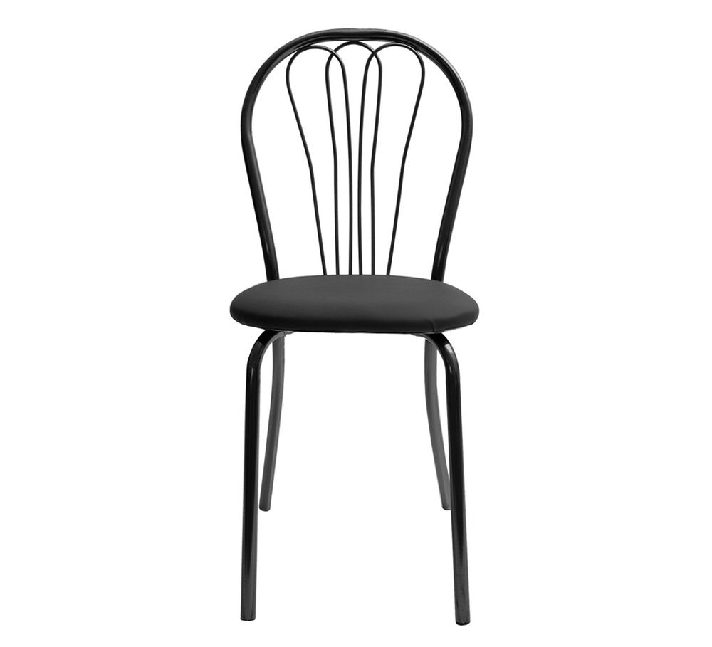 Стул Венеция 3 (А) к/з черн. К-с черный