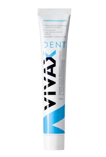 VIVAX DENT зубная паста с пептидами и Нано-гидроксиаппатитом 95 гр