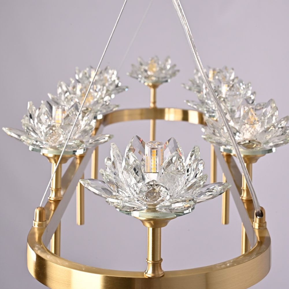 Подвесная Люстра Lotos Long 8 By Imperiumloft