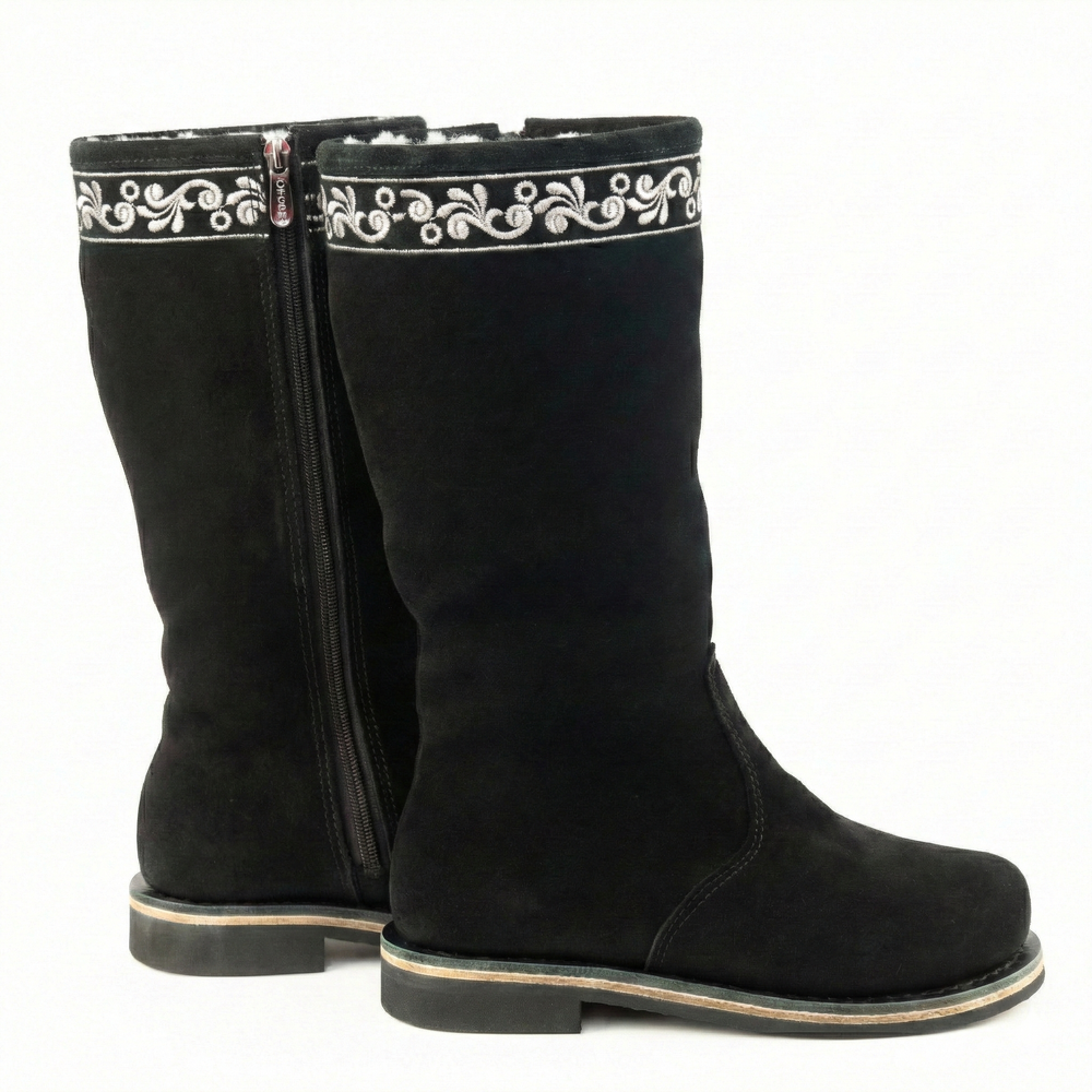 Унты женские из замши