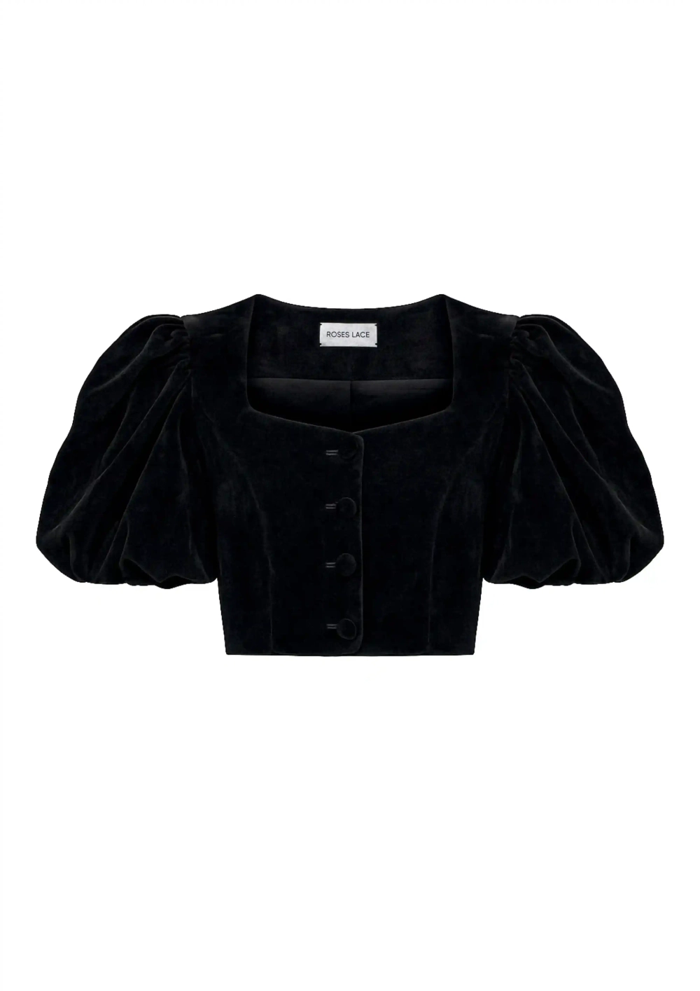 Chanelle, топ из черного бархата