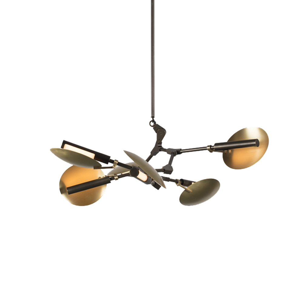 Ceiling design lamp  Branching Disc 4-LIGHT BD.06.02 by Lindsey Adelman