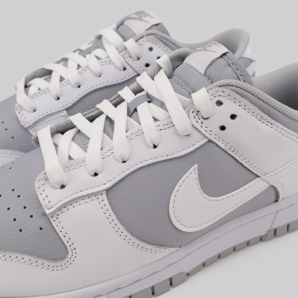 Кроссовки Nike Dunk Low Retro White Grey - купить в магазине Dice с бесплатной доставкой по России