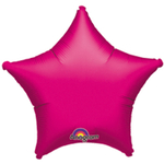Шар фольгированный Звезда 48 см (Фуксия)