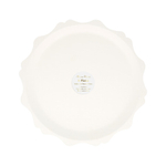 Тарелки "Бамбуковые кремовые с декоративным краем, бол." 8 шт. (28,6 x 28,3см)