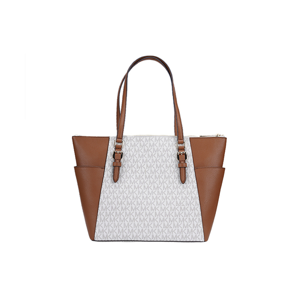 Сумка MICHAEL KORS MK Charlotte PVC Tote, 35T0GCFT3B-VANILLA