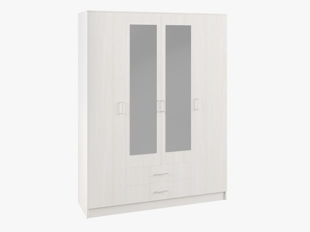 Шкаф АНКОР 4х створчатый (с зеркалом), Милана, г. Уфа