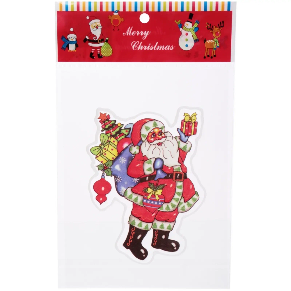 Наклейка на стекло «Весёлый Дедушка» 15*20 см