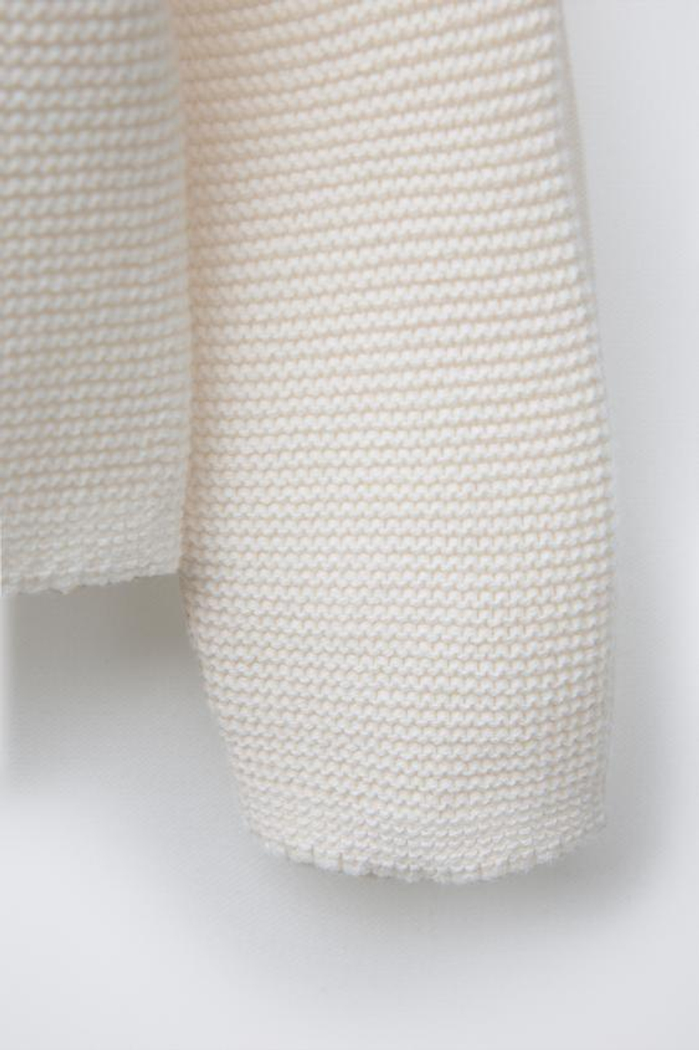 ZARA ОДНОТОННЫЙ КАРДИГАН, ЭКРЮ