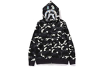 A Bathing Ape City Camo Shark Full Zip Худи Ss24 черный
