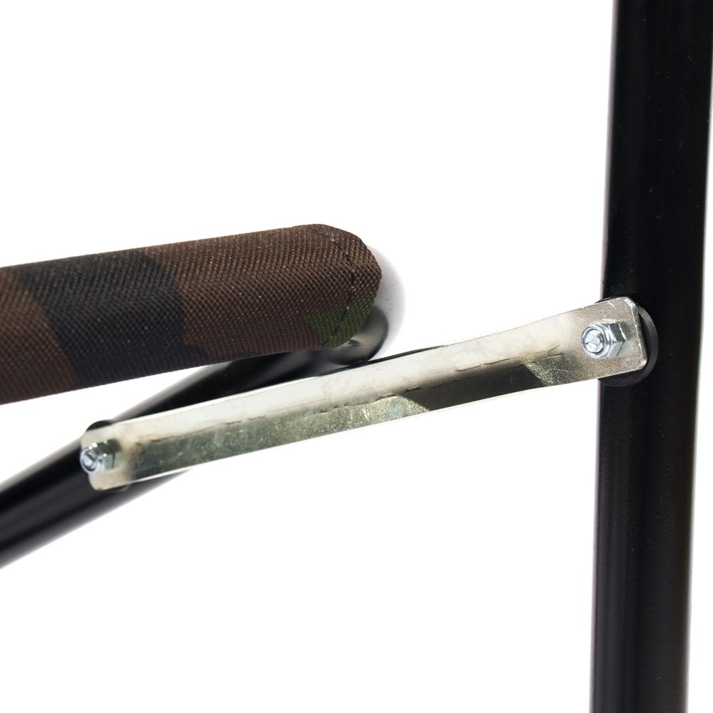 Кресло складное &quot;СЛЕДОПЫТ&quot; с карманом на подлокотнике 585х450х825 мм, сталь